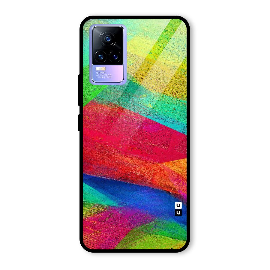 Paint Art Pattern Glass Back Case for Vivo Y73