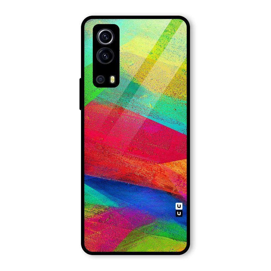 Paint Art Pattern Glass Back Case for Vivo iQOO Z3