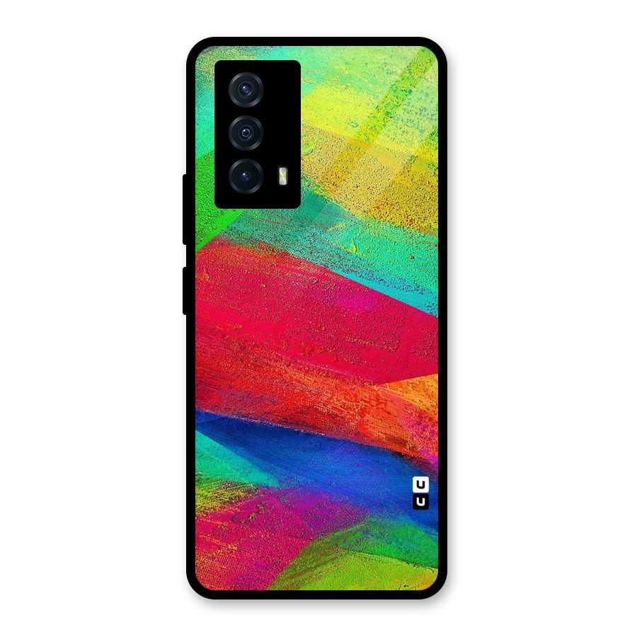 Paint Art Pattern Glass Back Case for Vivo iQOO Z5