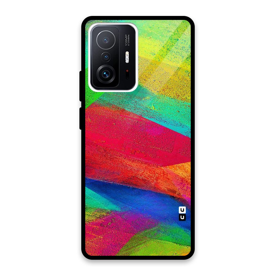 Paint Art Pattern Glass Back Case for Xiaomi 11T Pro