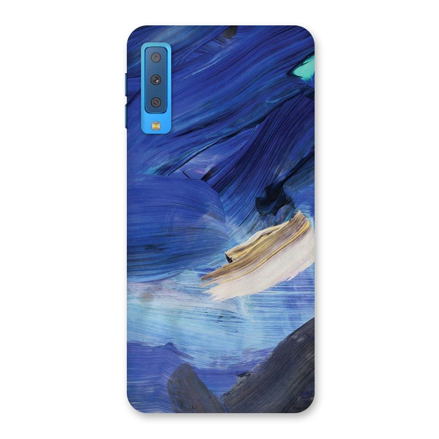 Paint Brush Strokes Back Case for Galaxy A7 (2018)