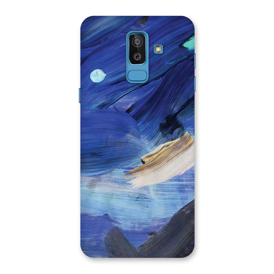 Paint Brush Strokes Back Case for Galaxy J8