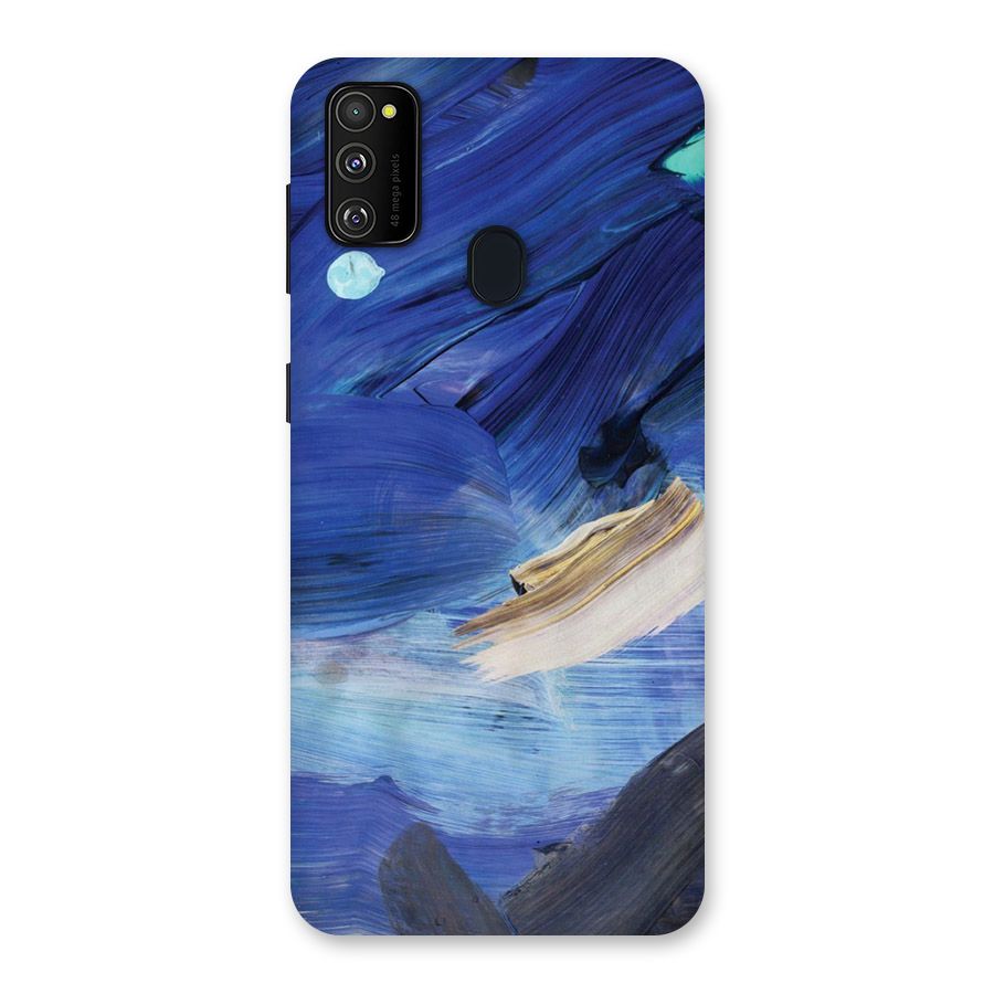 Paint Brush Strokes Back Case for Galaxy M30s