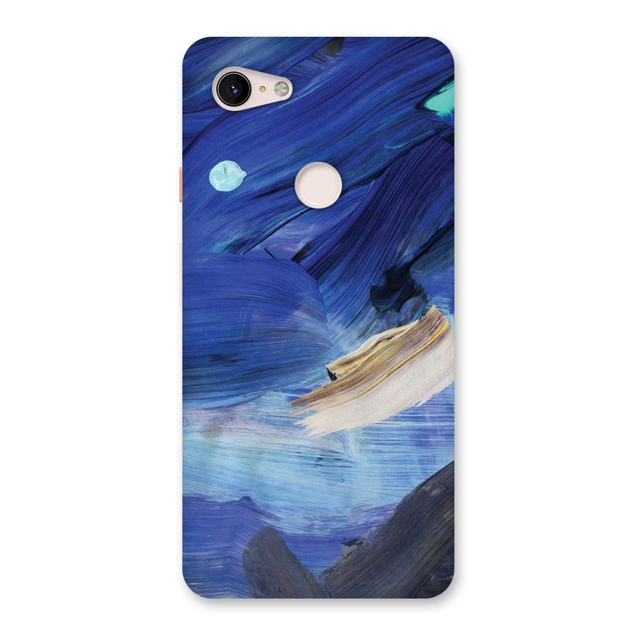 Paint Brush Strokes Back Case for Google Pixel 3 XL