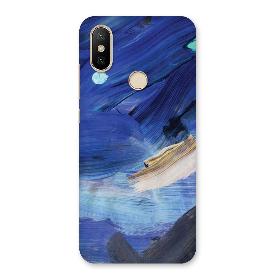Paint Brush Strokes Back Case for Mi A2