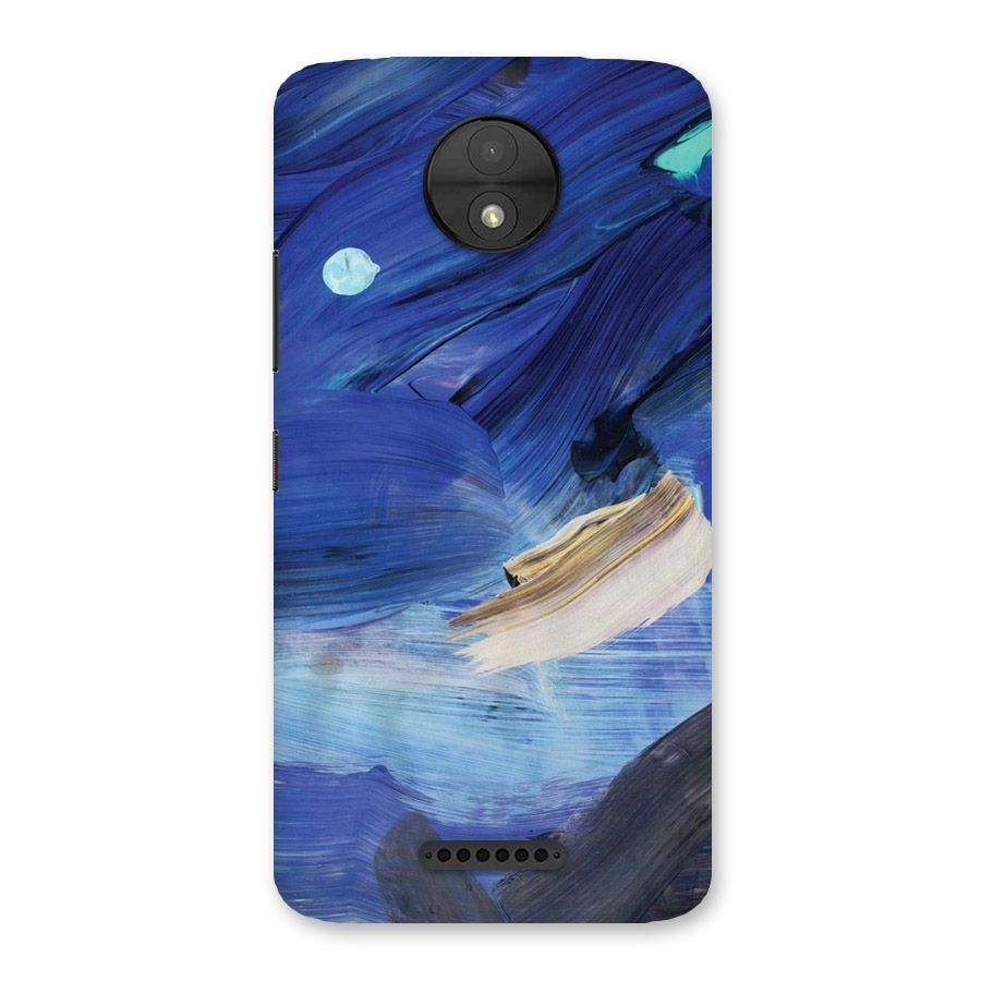 Paint Brush Strokes Back Case for Moto C