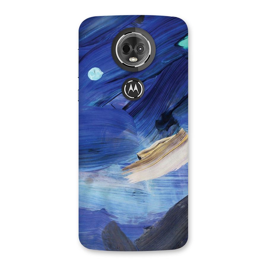 Paint Brush Strokes Back Case for Moto E5 Plus