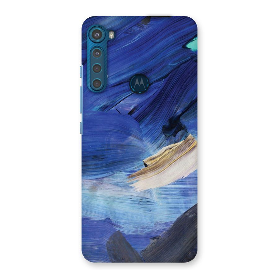 Paint Brush Strokes Back Case for Motorola One Fusion Plus