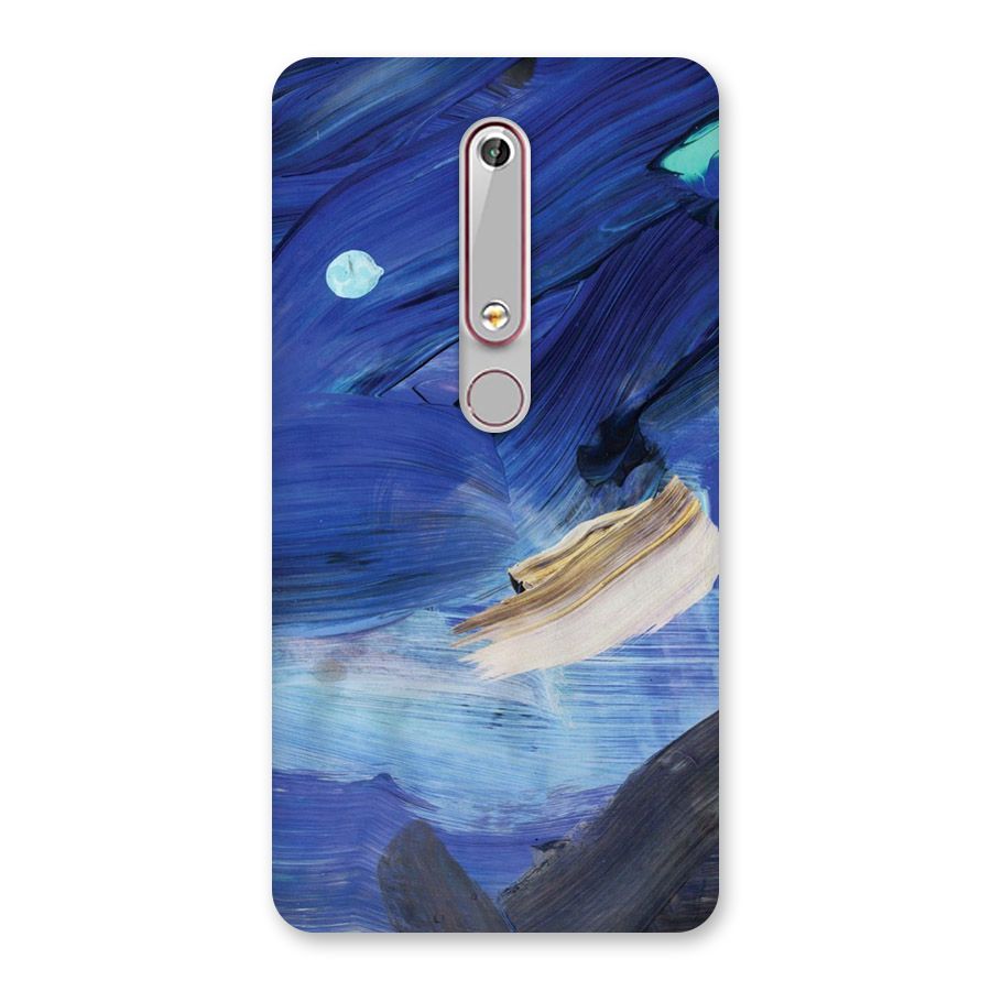 Paint Brush Strokes Back Case for Nokia 6.1