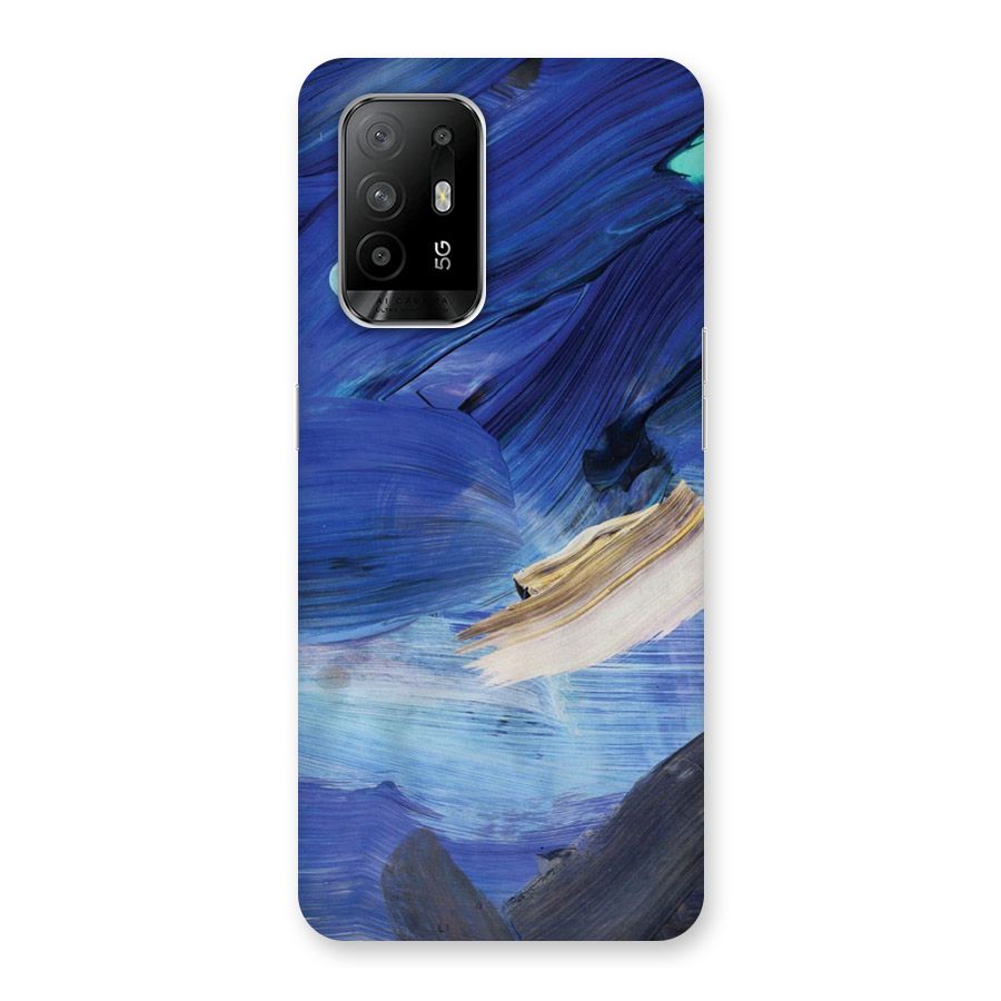Paint Brush Strokes Back Case for Oppo F19 Pro Plus 5G