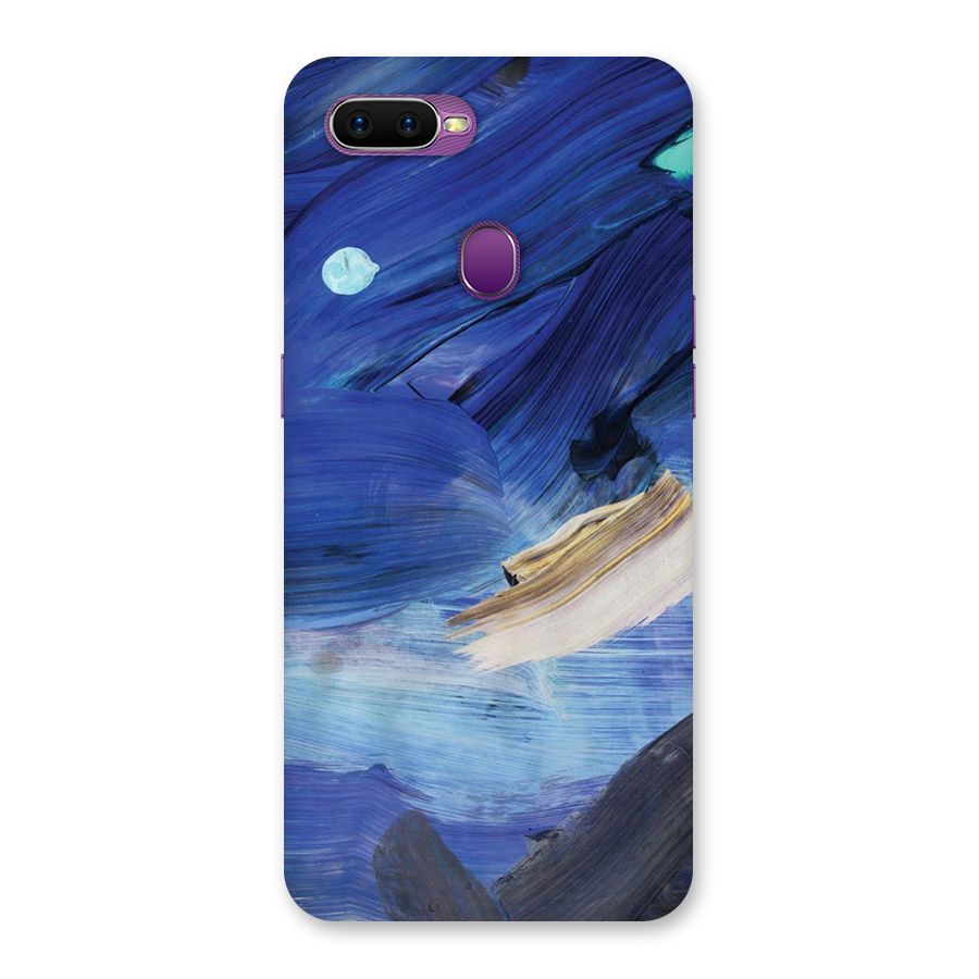 Paint Brush Strokes Back Case for Oppo F9