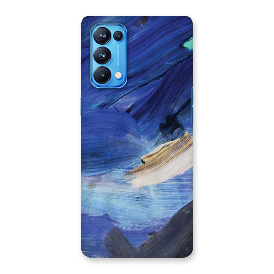 Paint Brush Strokes Back Case for Oppo Reno5 Pro 5G