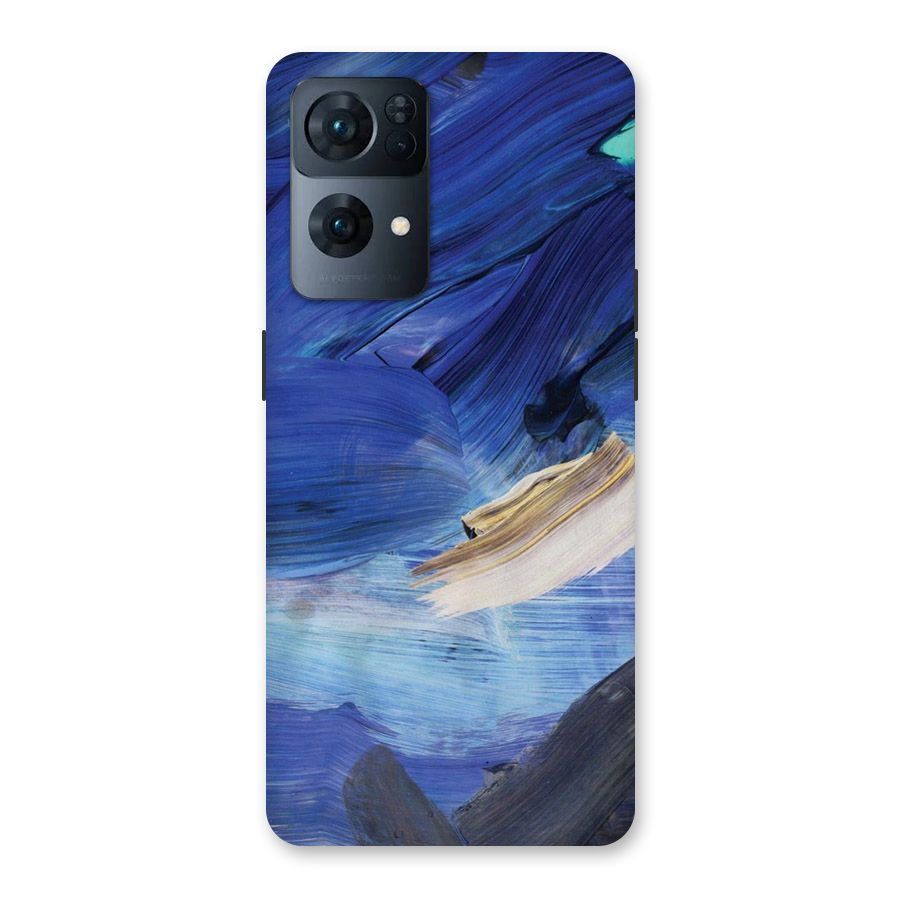Paint Brush Strokes Back Case for Oppo Reno7 Pro 5G