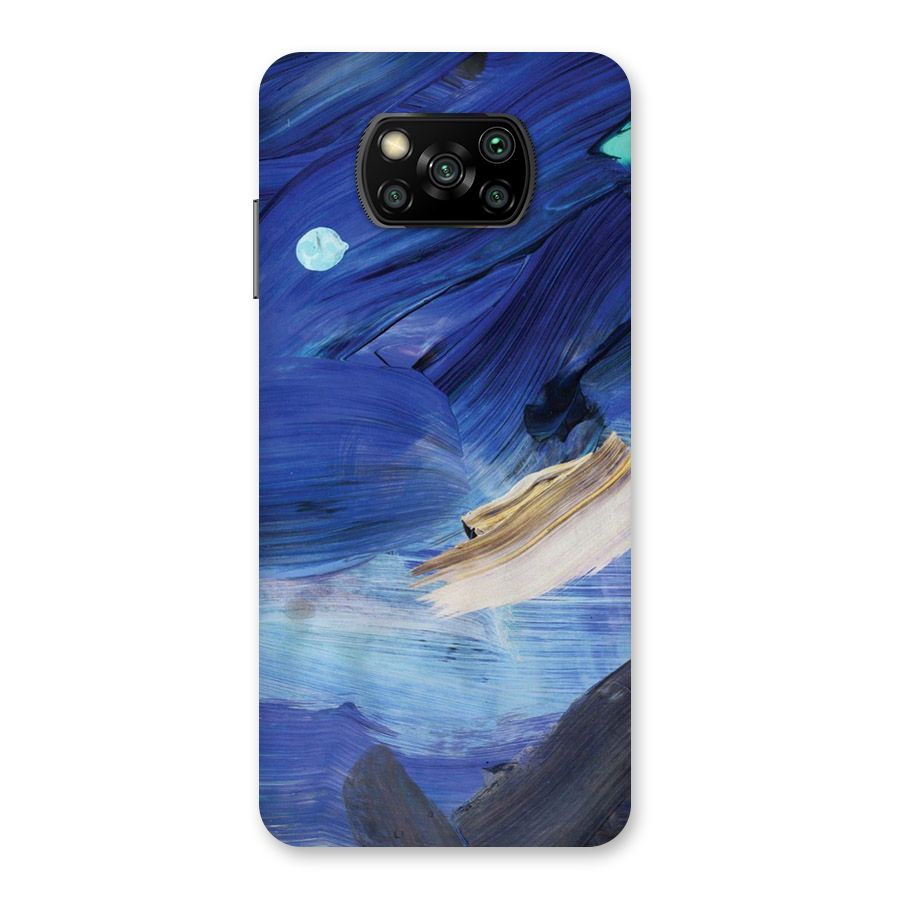 Paint Brush Strokes Back Case for Poco X3