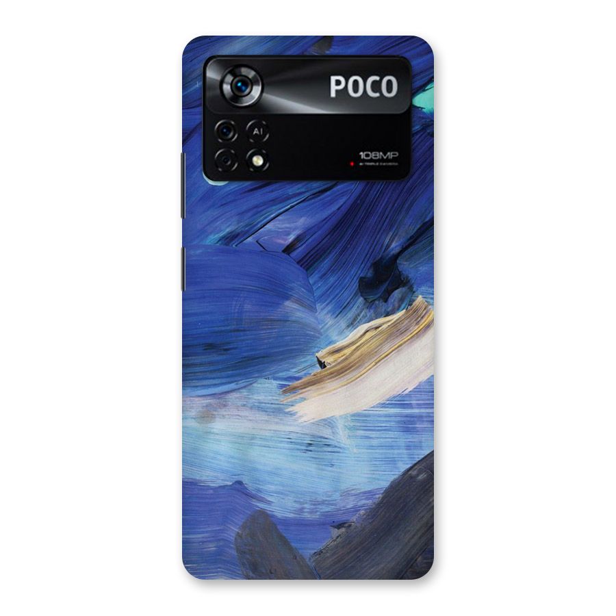Paint Brush Strokes Back Case for Poco X4 Pro 5G