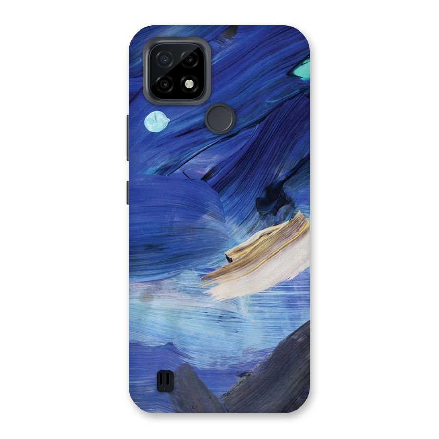 Paint Brush Strokes Back Case for Realme C21