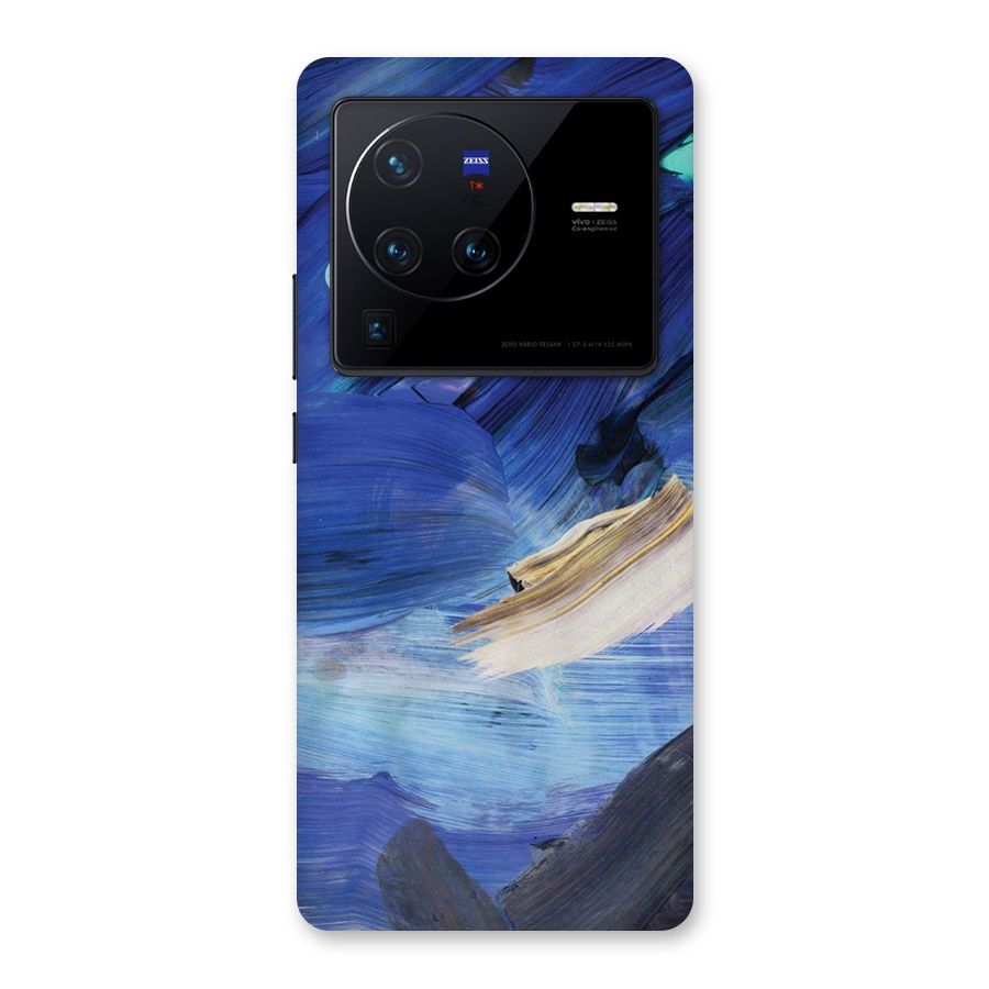 Paint Brush Strokes Back Case for Vivo X80 Pro
