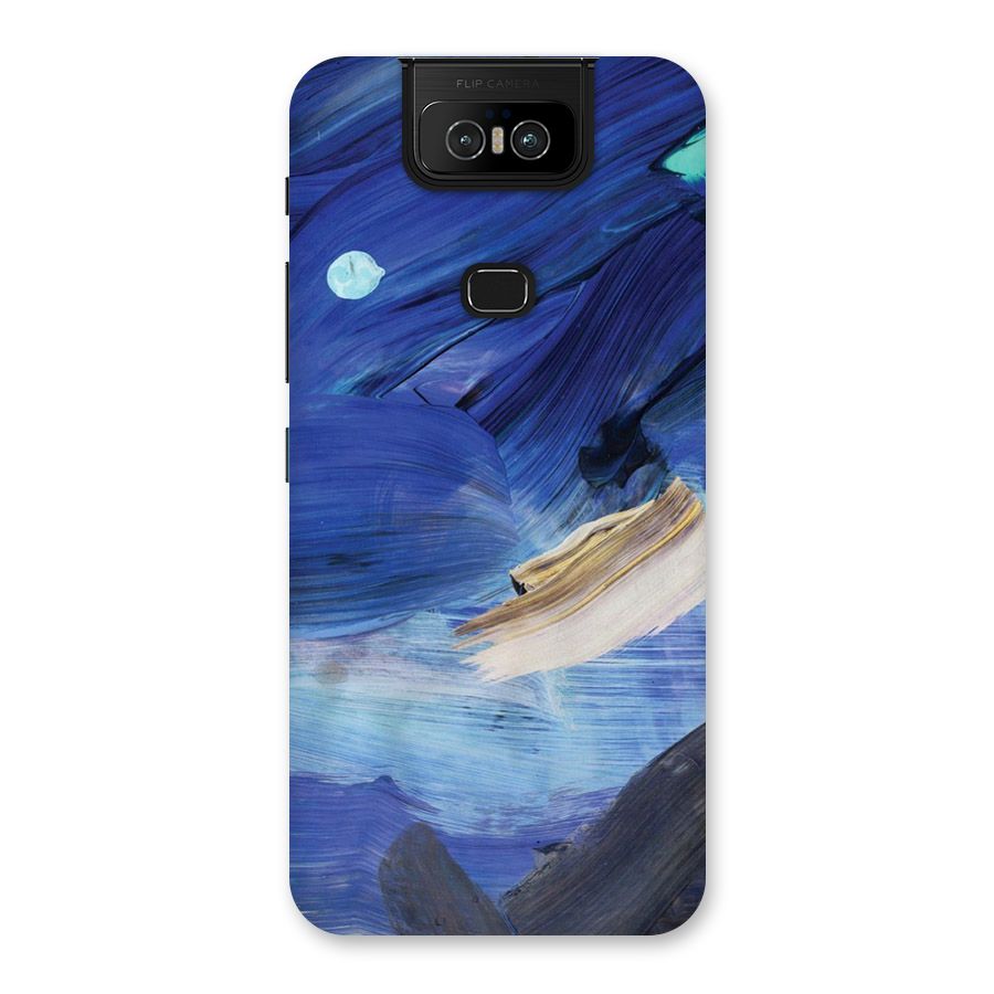 Paint Brush Strokes Back Case for Zenfone 6z