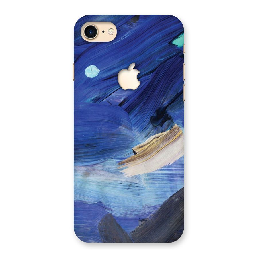 Paint Brush Strokes Back Case for iPhone 7 Apple Cut