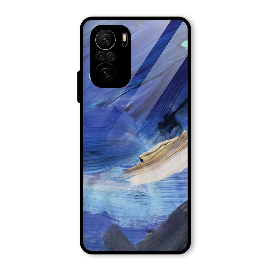 Paint Brush Strokes Glass Back Case for Mi 11x