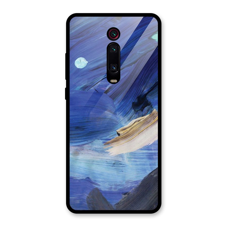 Paint Brush Strokes Glass Back Case for Redmi K20