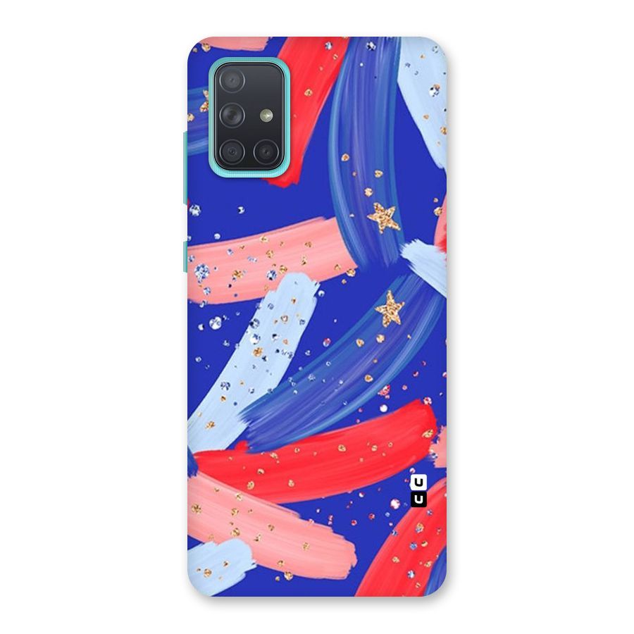 Paint Stars Back Case for Galaxy A71