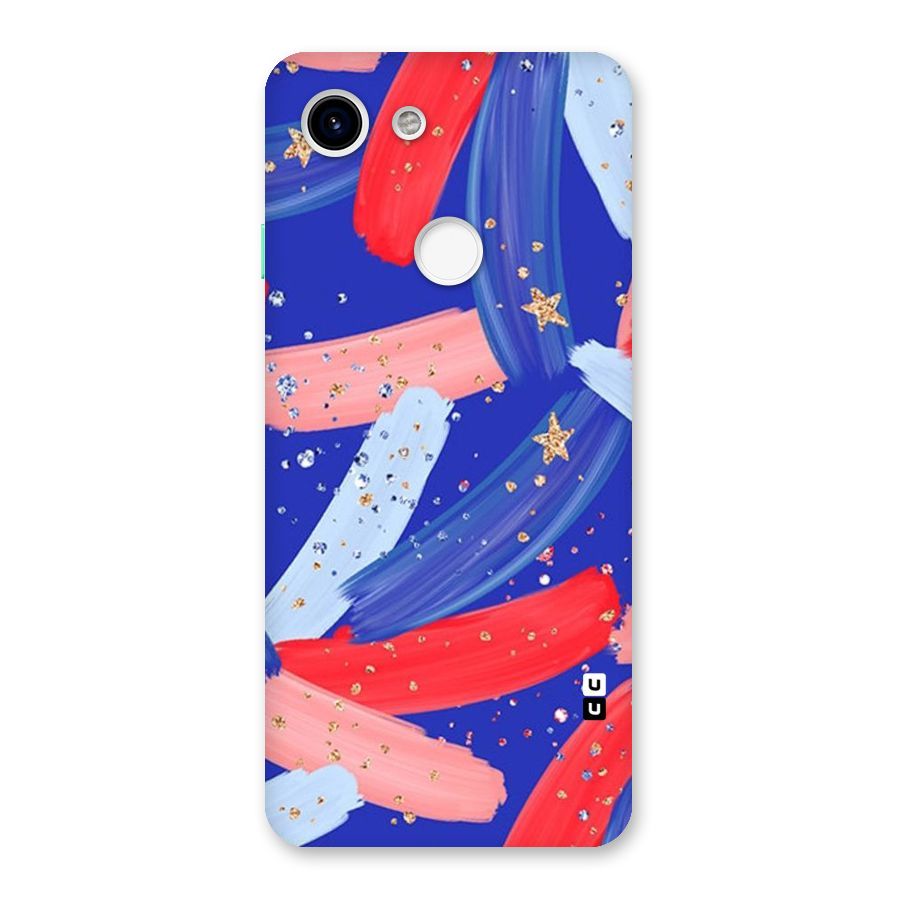 Paint Stars Back Case for Google Pixel 3