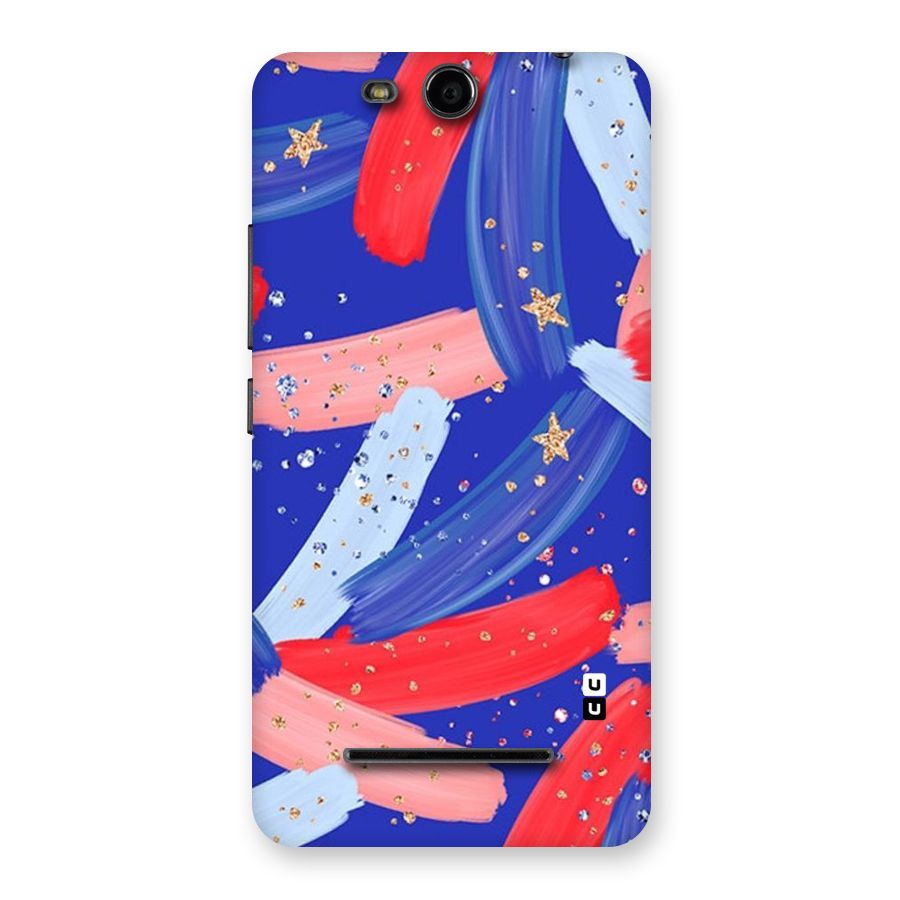 Paint Stars Back Case for Micromax Canvas Juice 3 Q392