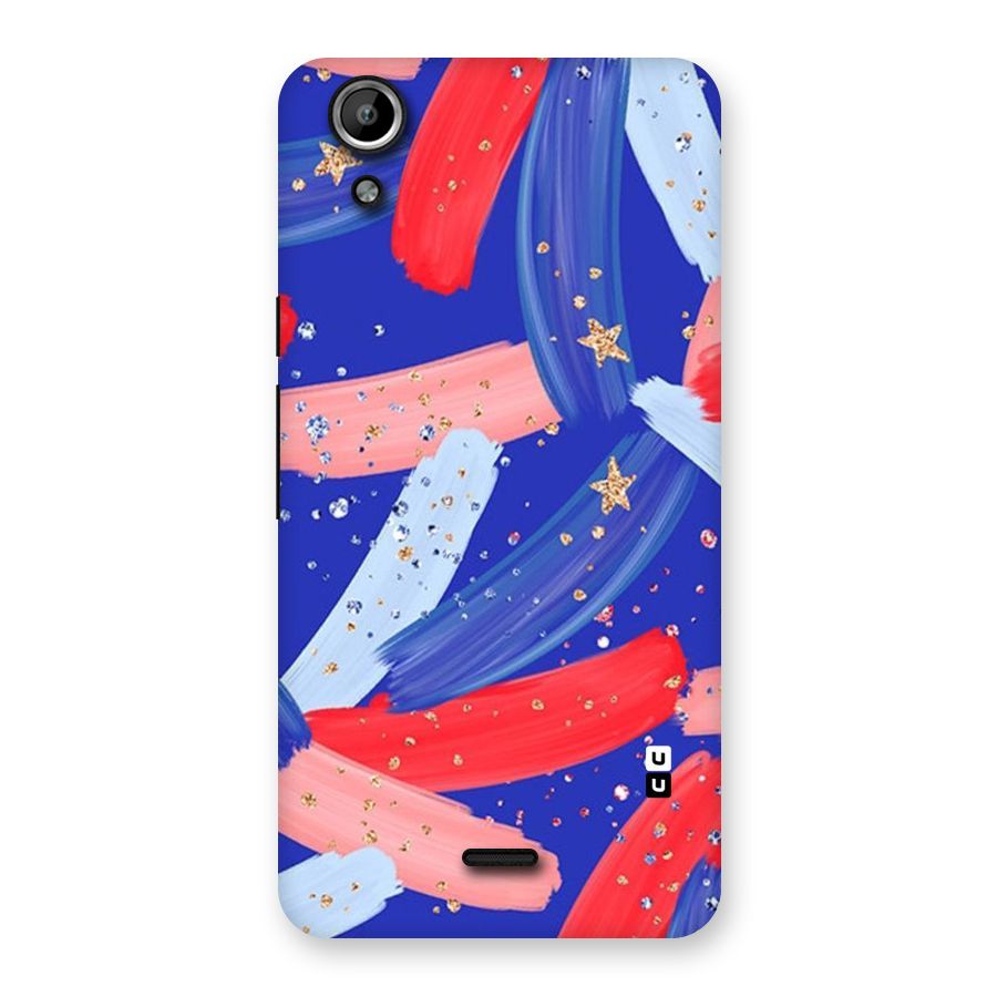 Paint Stars Back Case for Micromax Canvas Selfie Lens Q345