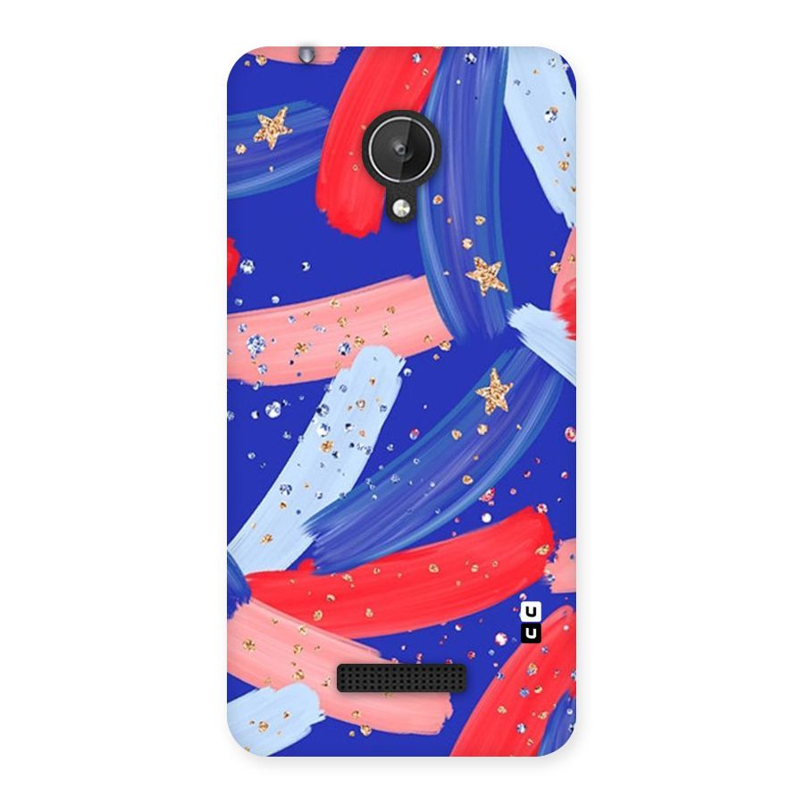Paint Stars Back Case for Micromax Canvas Spark Q380