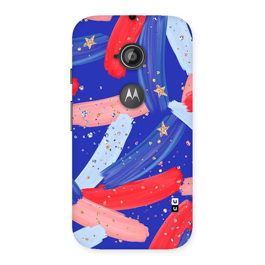 Paint Stars Back Case for Moto E 2nd Gen