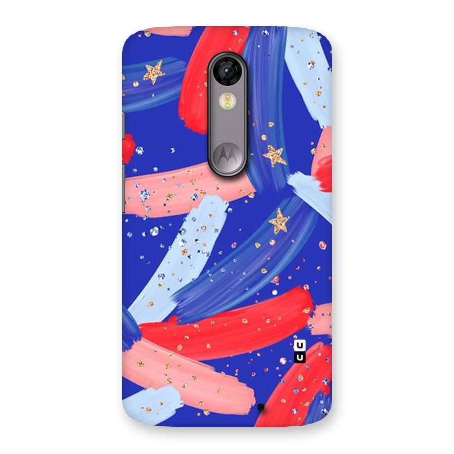 Paint Stars Back Case for Moto X Force