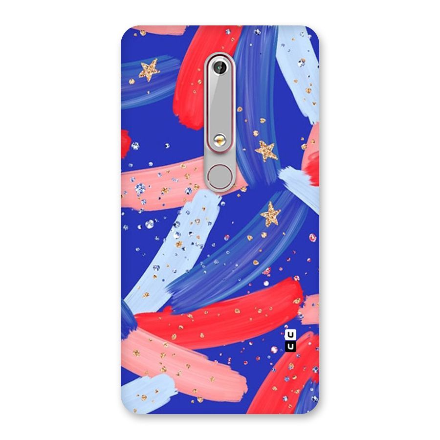Paint Stars Back Case for Nokia 6.1