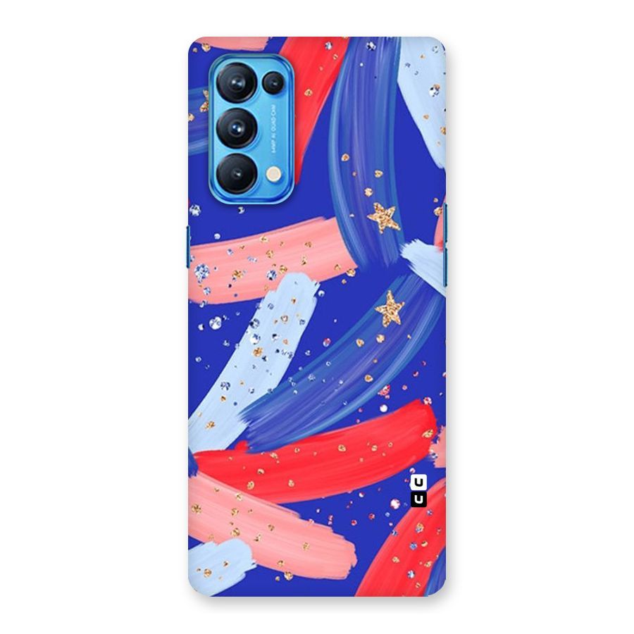 Paint Stars Back Case for Oppo Reno5 Pro 5G