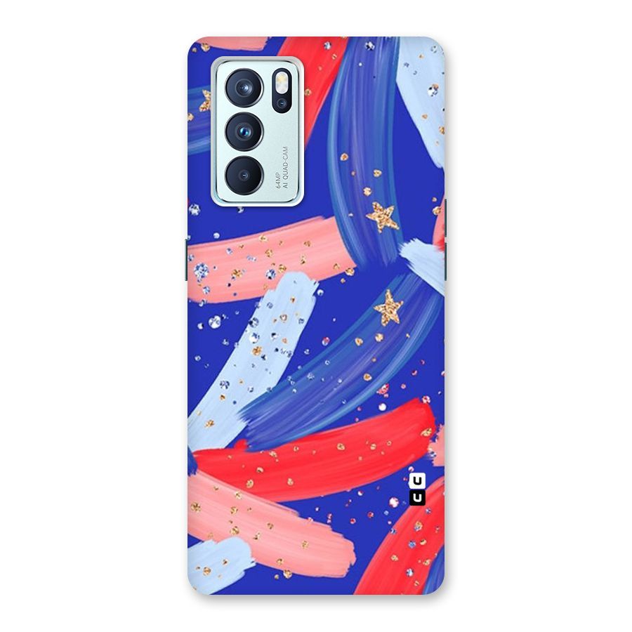 Paint Stars Back Case for Oppo Reno6 Pro 5G