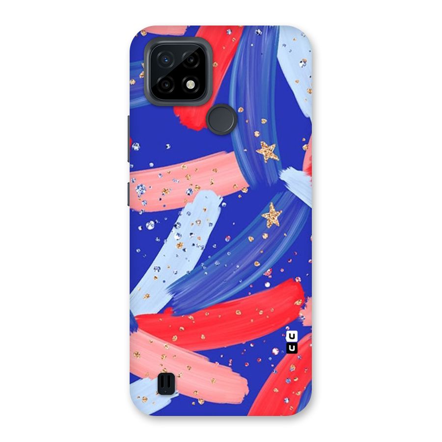 Paint Stars Back Case for Realme C21