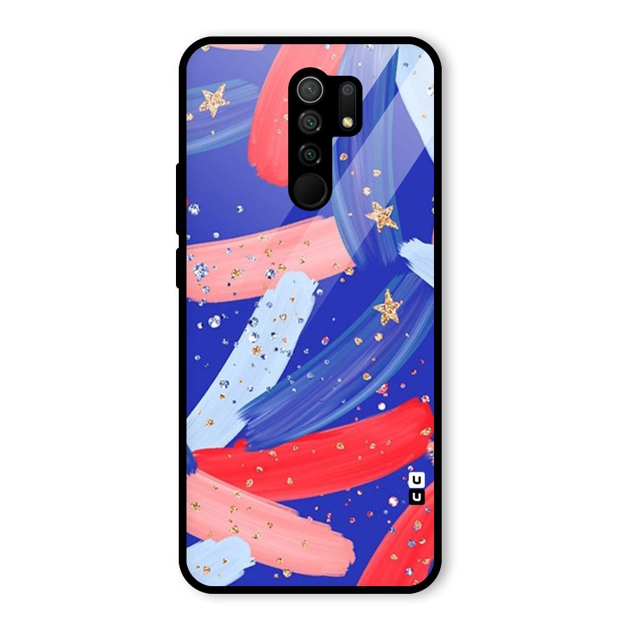 Paint Stars Glass Back Case for Poco M2