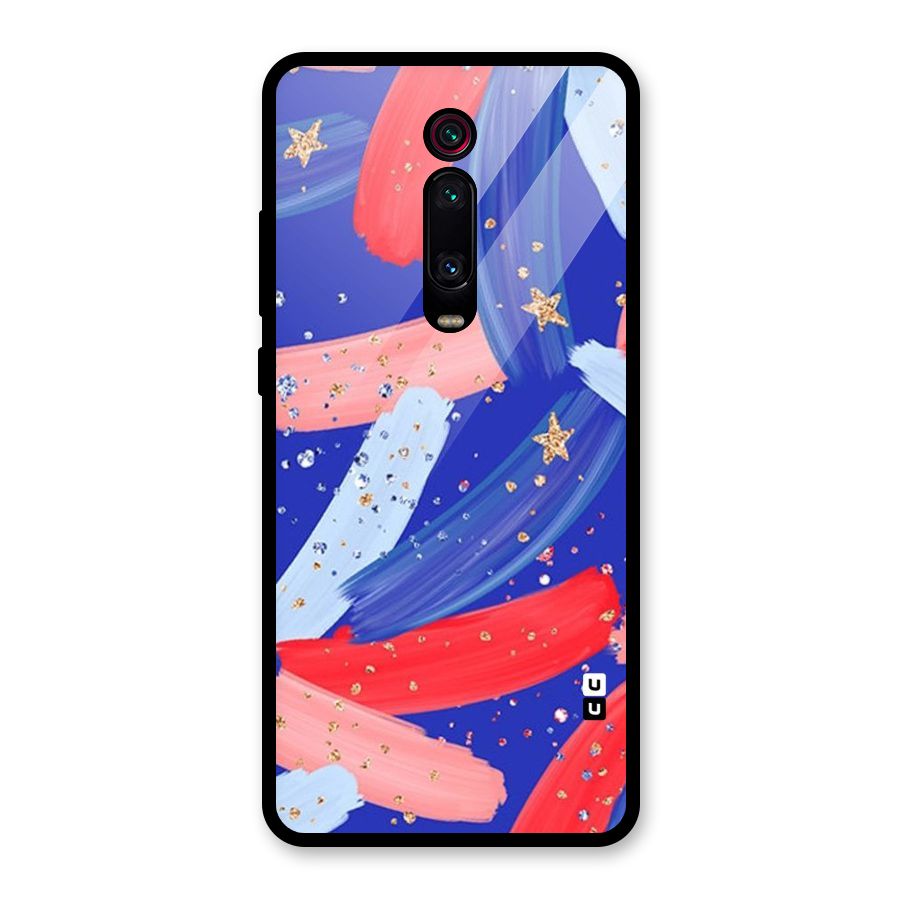Paint Stars Glass Back Case for Redmi K20 Pro