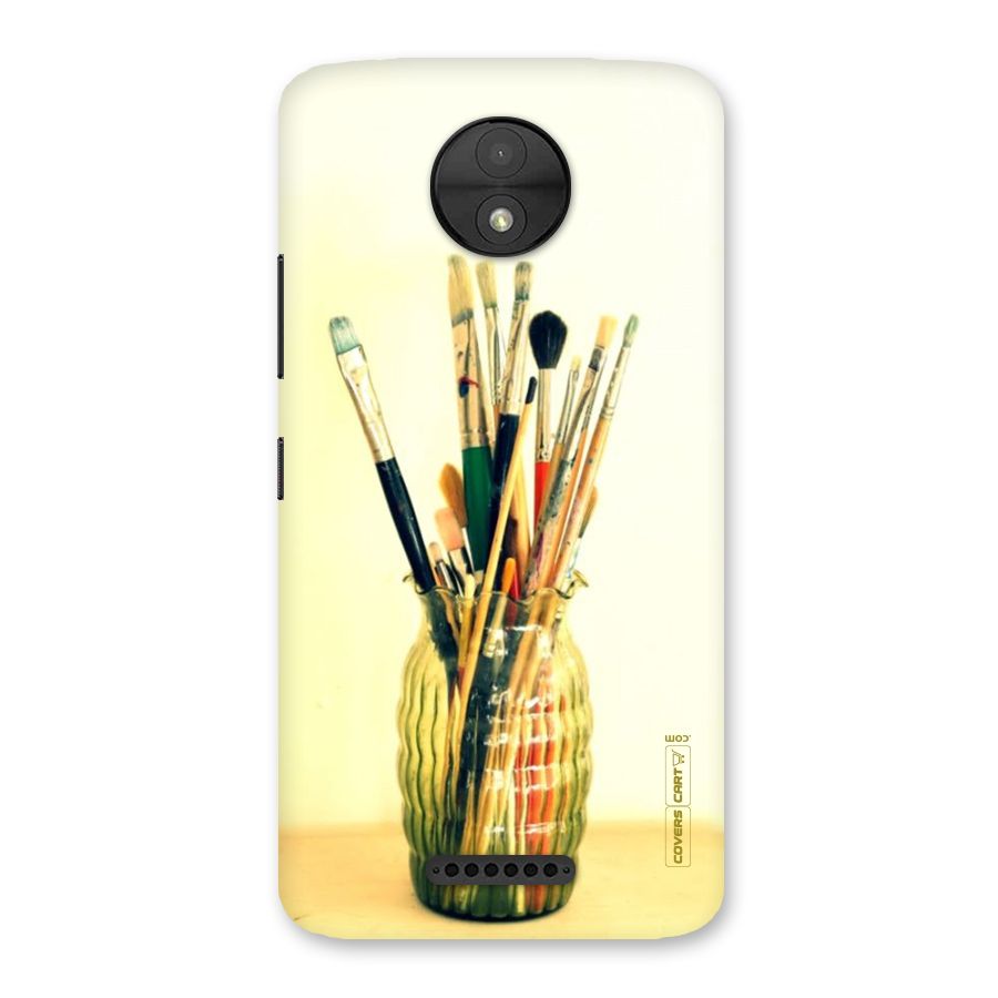 Paint Vass Back Case for Moto C