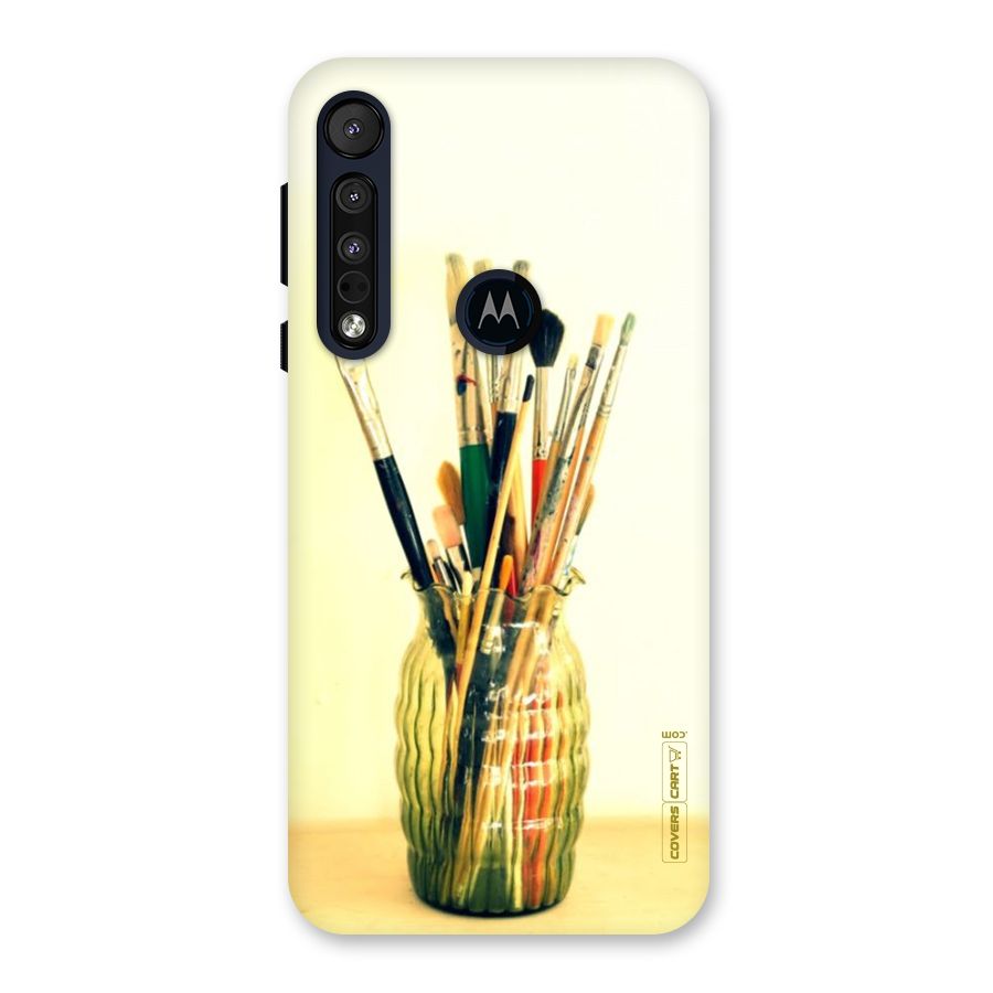 Paint Vass Back Case for Motorola One Macro