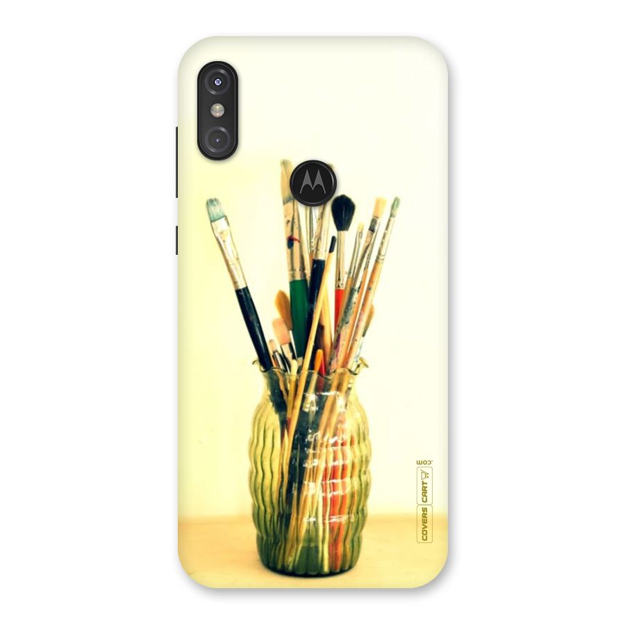Paint Vass Back Case for Motorola One Power