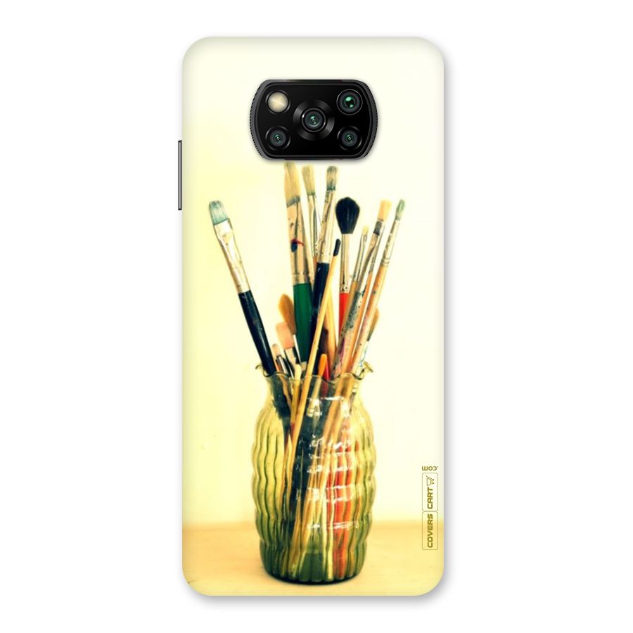 Paint Vass Back Case for Poco X3