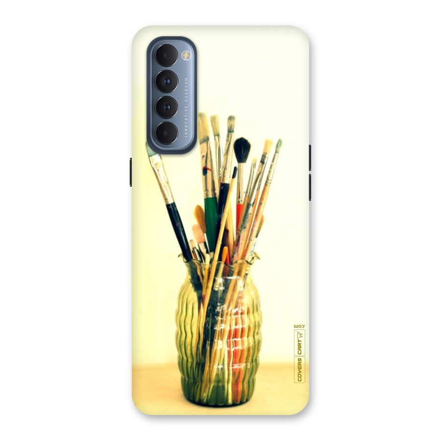Paint Vass Back Case for Reno4 Pro
