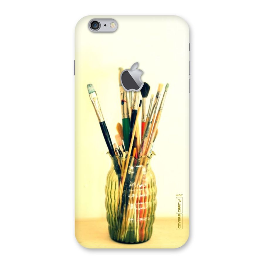 Paint Vass Back Case for iPhone 6 Plus 6S Plus Logo Cut