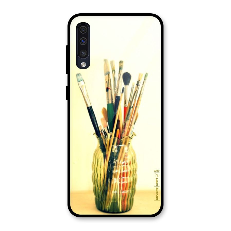Paint Vass Glass Back Case for Galaxy A50s