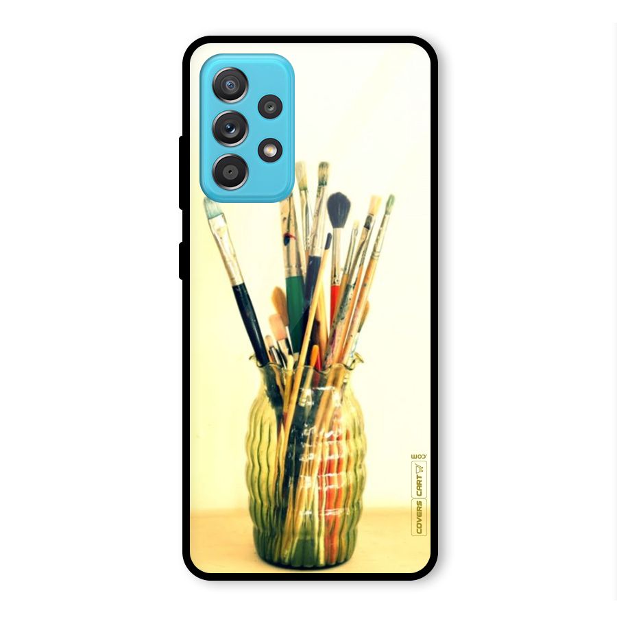 Paint Vass Glass Back Case for Galaxy A52