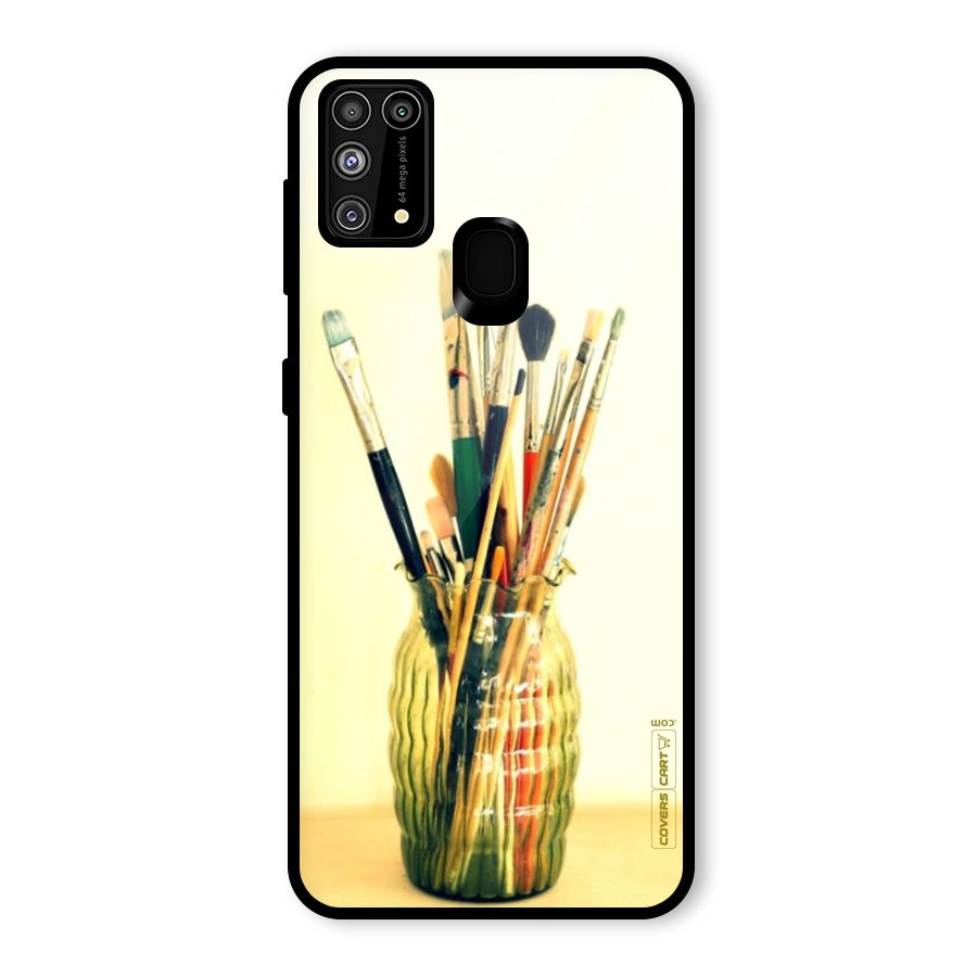 Paint Vass Glass Back Case for Galaxy F41
