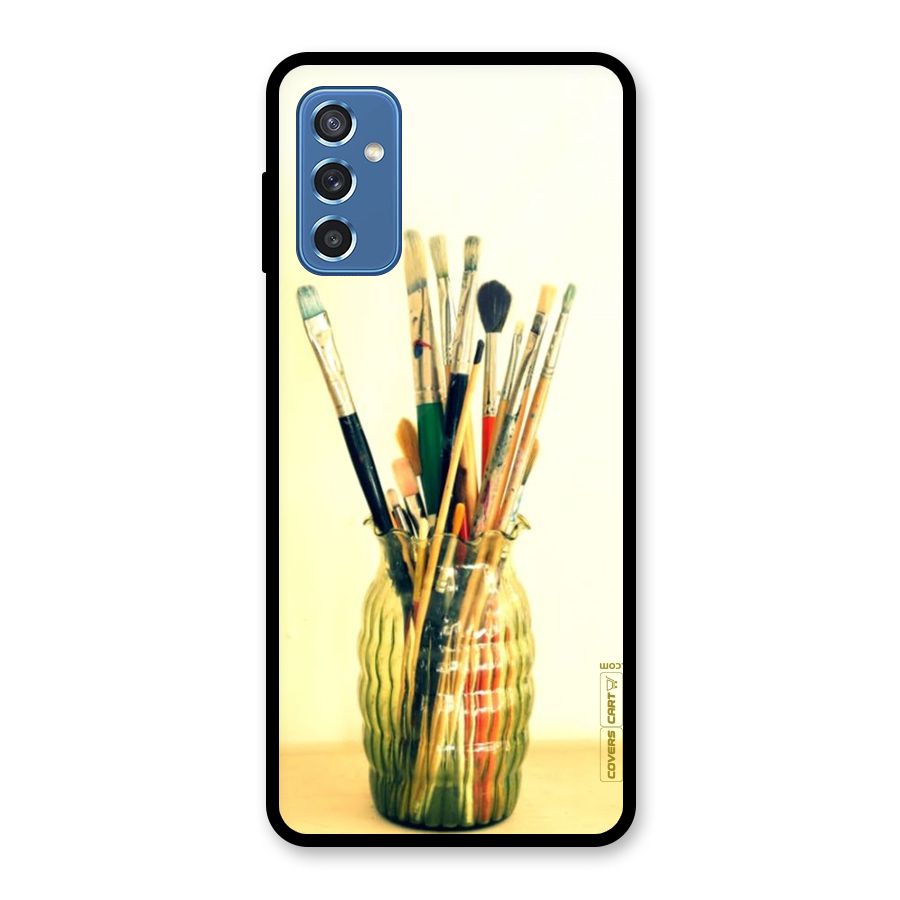 Paint Vass Glass Back Case for Galaxy M52 5G