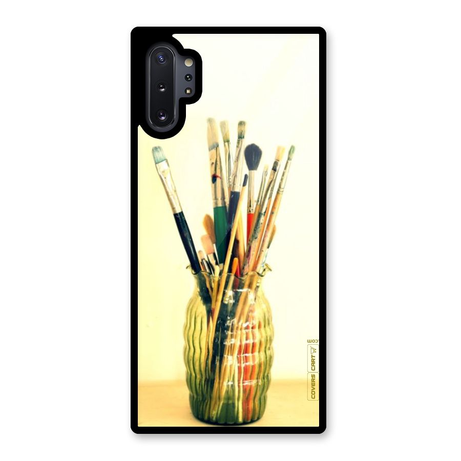 Paint Vass Glass Back Case for Galaxy Note 10 Plus