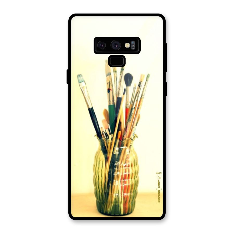 Paint Vass Glass Back Case for Galaxy Note 9
